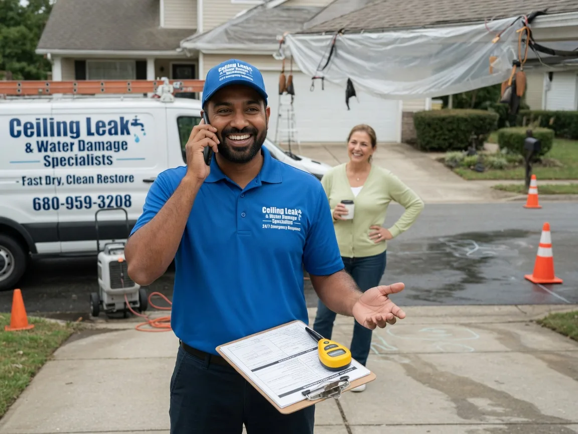 Ceiling Leak Cleanup Sycamore, GA FAQs